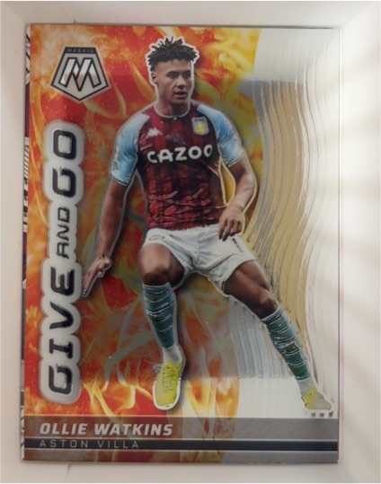 2021-22 Panini Mosaic Premier League #13 Ollie Watkins Give and Go Aston Villa — front