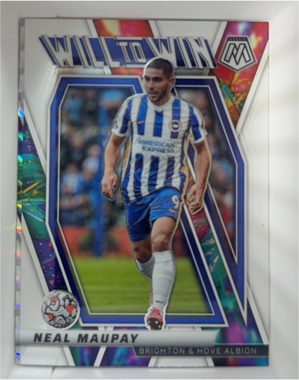 2021-22 Panini Mosaic Premier League #12 Neal Maupay Will to Win — front