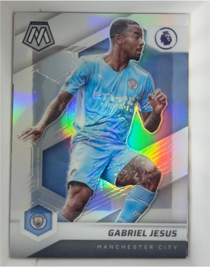 2021-22 Panini Mosaic Premier League #14 Gabriel Jesus — front