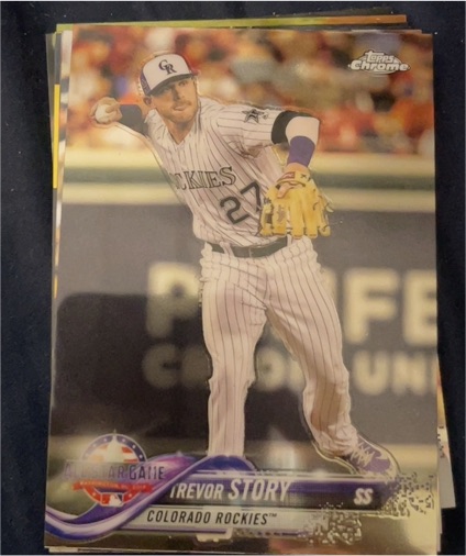 2018 Topps Chrome Update #HMT95 Trevor Story — front