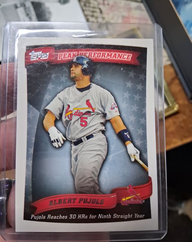 2010 Topps Peak Performance #PP-1 Albert Pujols — front