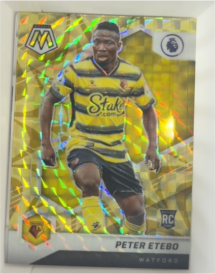 2021-22 Panini Mosaic Premier League #49 Peter Etebo — front