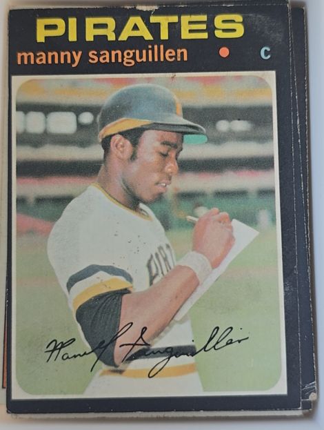 1971 Topps #480 Manny Sanguillen — front