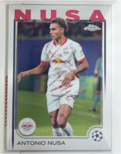 2024-25 Topps Chrome UEFA Club Competitions #175 Antonio Nusa — front