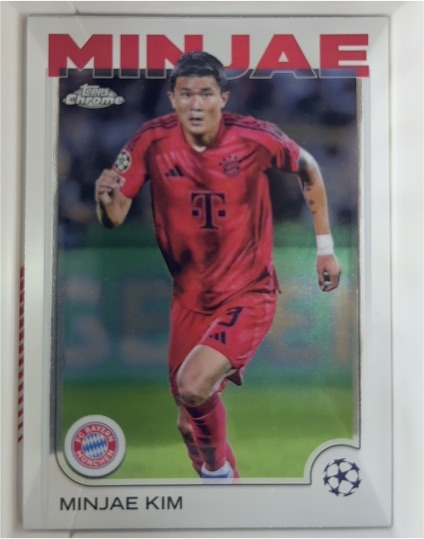 2024-25 Topps Chrome UEFA Club Competitions #55 Minjae Kim — front