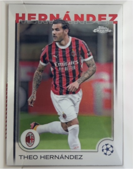 2024-25 Topps Chrome UEFA Club Competitions #65 Theo Hernández — front