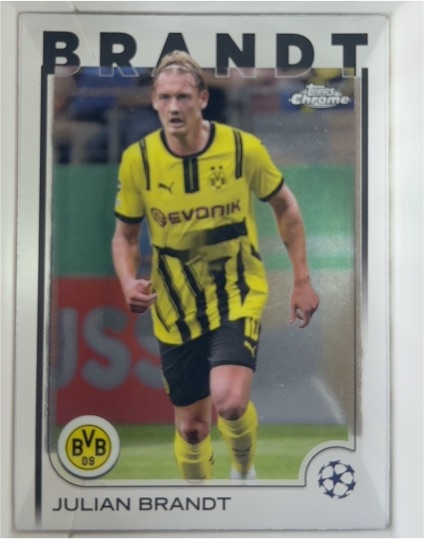 2024-25 Topps Chrome UEFA Club Competitions #90 Julian Brandt — front
