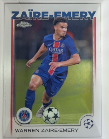2024-25 Topps Chrome UEFA Club Competitions #197 Warren Zaïre-Emery — front