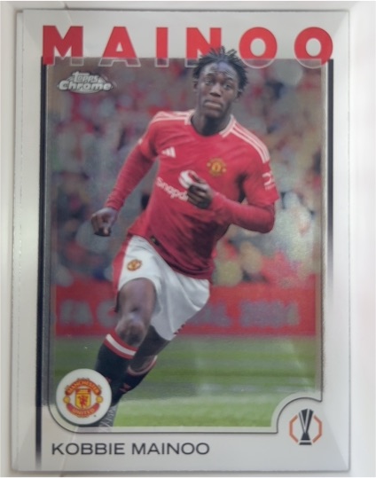 2024-25 Topps Chrome UEFA Club Competitions #29 Kobbie Mainoo — front