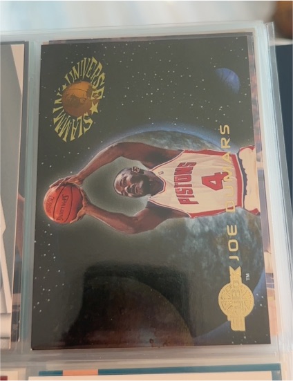1994-95 Skybox Slammin' Universe #SU5 Joe Dumars — front