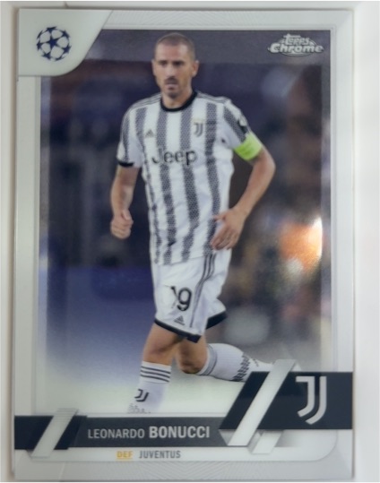 2022-23 Topps Chrome UEFA Club Competitions #39 Leonardo Bonucci — front