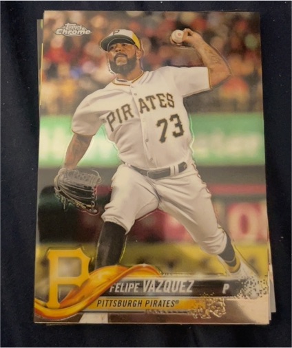 2018 Topps Chrome #HMT58 Felipe Vazquez — front