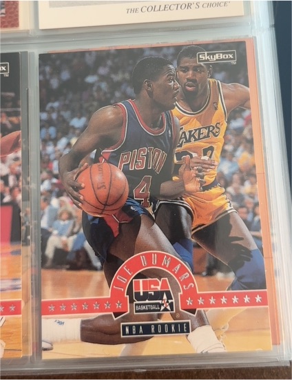 1994 SkyBox USA #50 Joe Dumars NBA Rookie — front