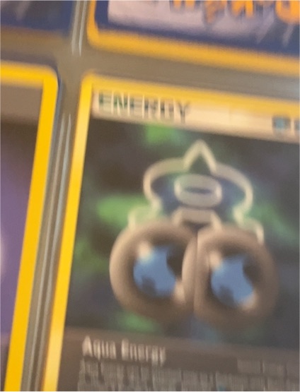 2004 Pokemon EX Team Magma vs Team Aqua #86 Aqua Energy — front