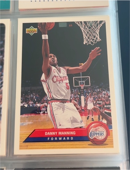 1992-93 Upper Deck McDonald's #P20 Danny Manning — front