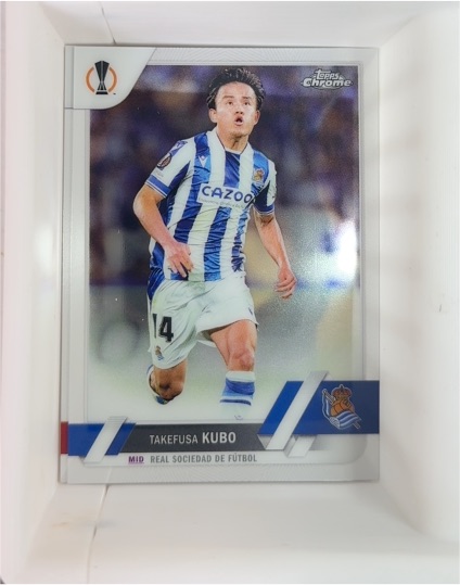 2022-23 Topps Chrome UEFA Club Competitions #112 Takefusa Kubo — front