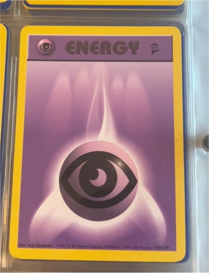 2000 Pokémon Base Set 2 #129 Psychic Energy — front