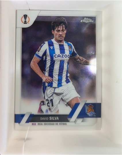 2022-23 Topps Chrome UEFA Club Competitions #154 David Silva — front