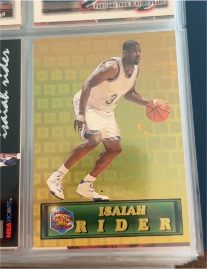 1994-95 Pacific Crown Collection Prism #49 Isaiah Rider — front