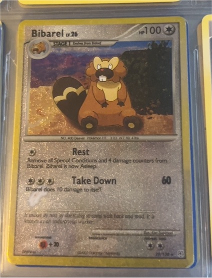 2007 Pokémon Diamond & Pearl #20 Bibarel — front