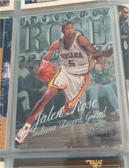 1998-99 Skybox Metal Universe #116 Jalen Rose — front