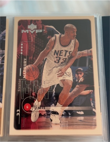 1999-00 Upper Deck MVP #100 Stephon Marbury — front