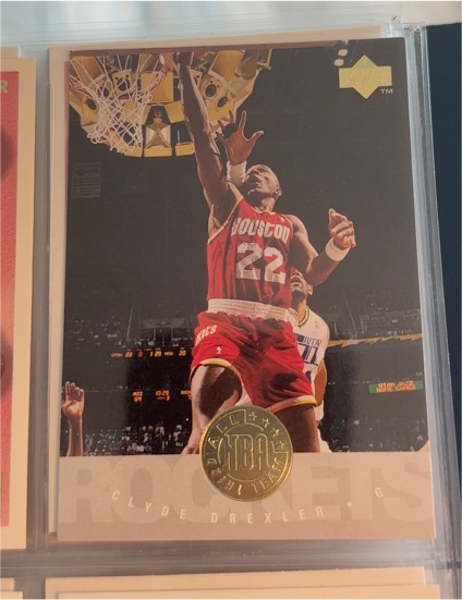 1995-96 Upper Deck #180 Clyde Drexler — front