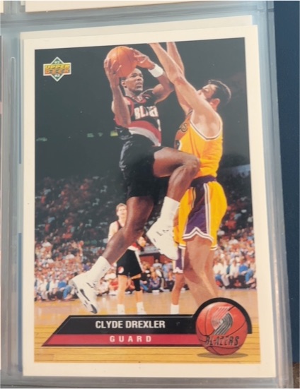 1992-93 Upper Deck McDonald's #P33 Clyde Drexler — front