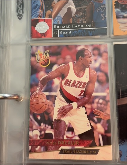 1993-94 Fleer Ultra #154 Clyde Drexler — front