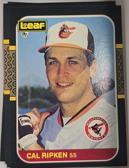 1987 Leaf #98 Cal Ripken — front