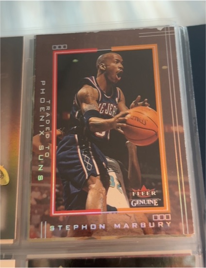2001-02 Fleer Genuine #78 Stephon Marbury — front