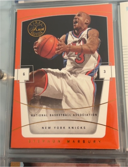 2003-04 Flair Final Edition #3 Stephon Marbury — front