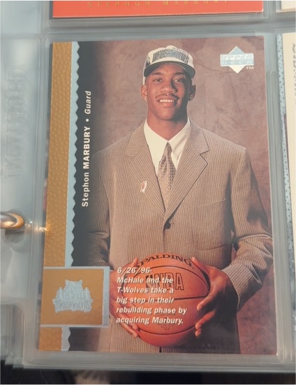 1996-97 Upper Deck #74 Stephon Marbury — front