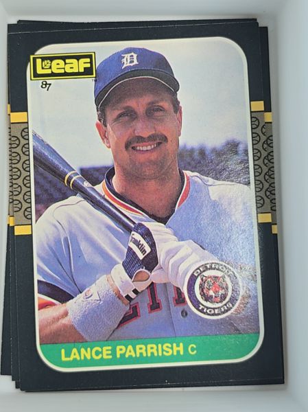 1987 Leaf #91 Lance Parrish — front