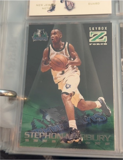 1996-97 Skybox Z-Force Zensations #14 Stephon Marbury — front