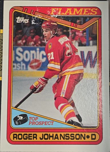 1990-91 Topps #96 Roger Johansson — front