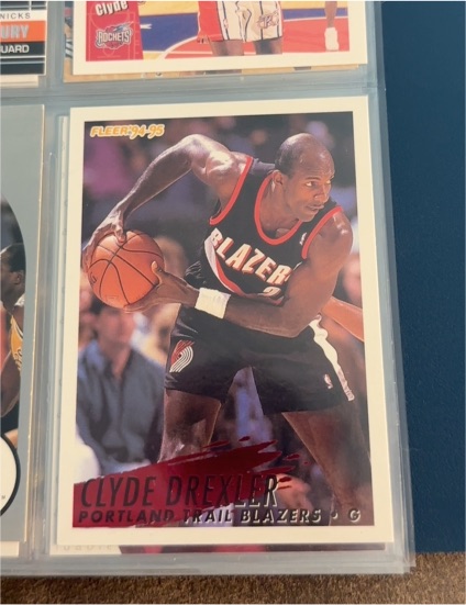 1994-95 Fleer #183 Clyde Drexler — front