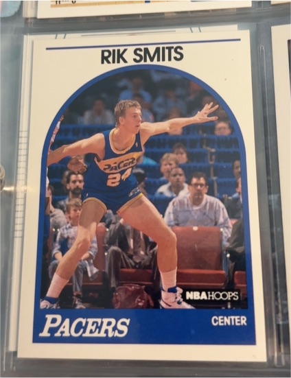 1989-90 Hoops #37 Rik Smits Rookie — front