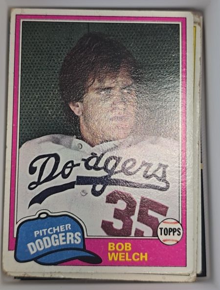 1981 Topps #624 Bob Welch — front