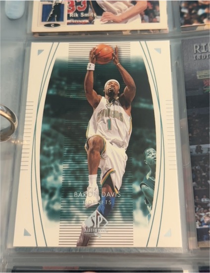 2003-04 Upper Deck SP Authentic #55 Baron Davis — front