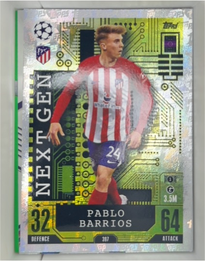 2023-24 Topps Match Attax UEFA Club Competitions #397 Pablo Barrios — front
