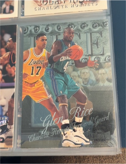 1998-99 Metal Universe #52 Glen Rice — front