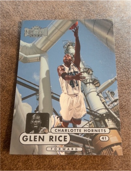 1997-98 Skybox Metal Universe #41 Glen Rice — front