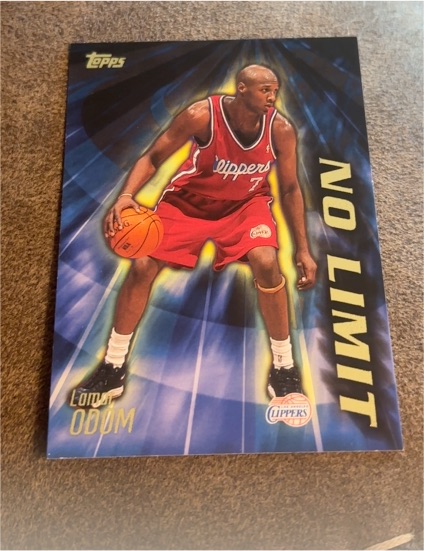 2000-01 Topps No Limit #NL7 Lamar Odom — front