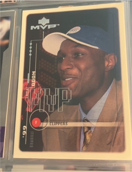 1999-00 Upper Deck MVP #218 Lamar Odom — front