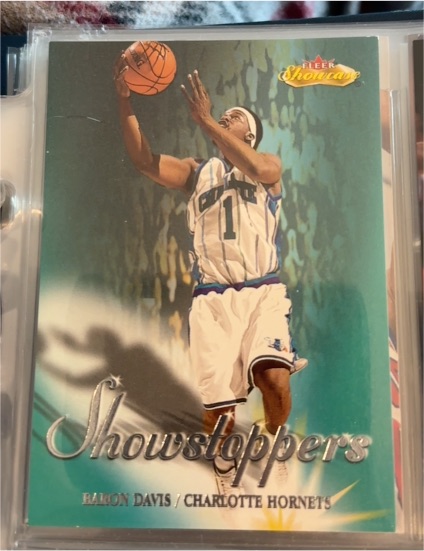 2000-01 Fleer Showcase Showstoppers #9 Baron Davis — front