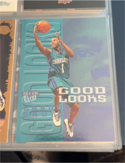1999-00 Fleer Ultra Good Looks #15 Baron Davis — front
