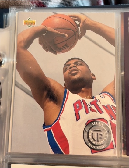 1993-94 Upper Deck #493 Allan Houston — front