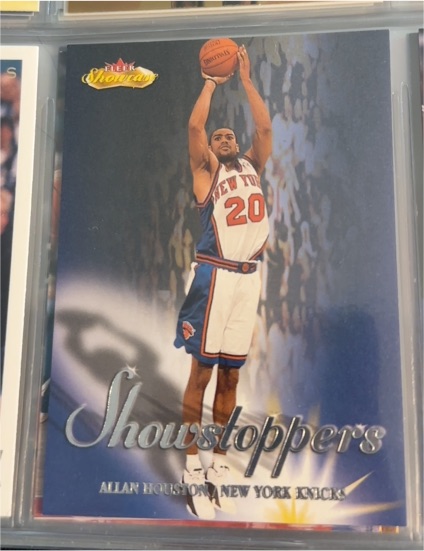 2000-01 Fleer Showcase #8 Allan Houston — front