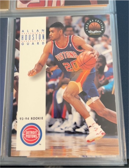 1993-94 SkyBox Premium #221 Allan Houston Rookie — front